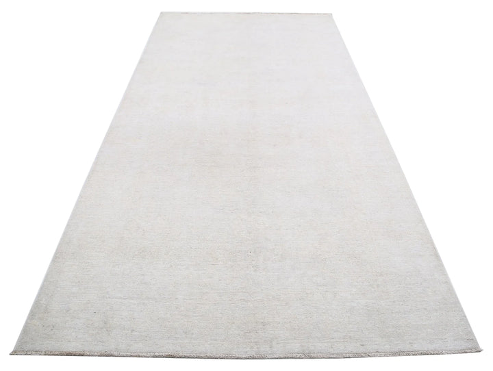 Afghan Tabriz Rug 4' 9" x 10' 9" Hand-Knotted | No. AT53502