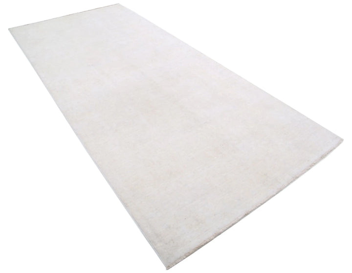 Afghan Tabriz Rug 4' 9" x 10' 9" Hand-Knotted | No. AT53502