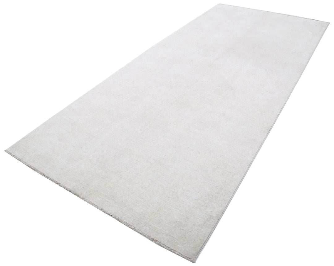 Afghan Tabriz Rug 4' 9" x 10' 9" Hand-Knotted | No. AT53502