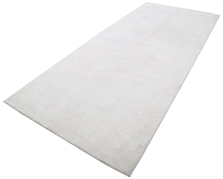 Afghan Tabriz Rug 4' 9" x 10' 9" Hand-Knotted | No. AT53502