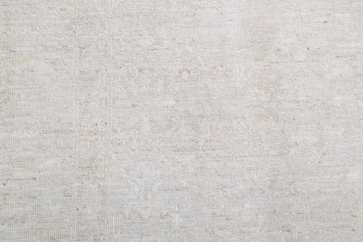 Afghan Tabriz Rug 4' 9" x 10' 9" Hand-Knotted | No. AT53502