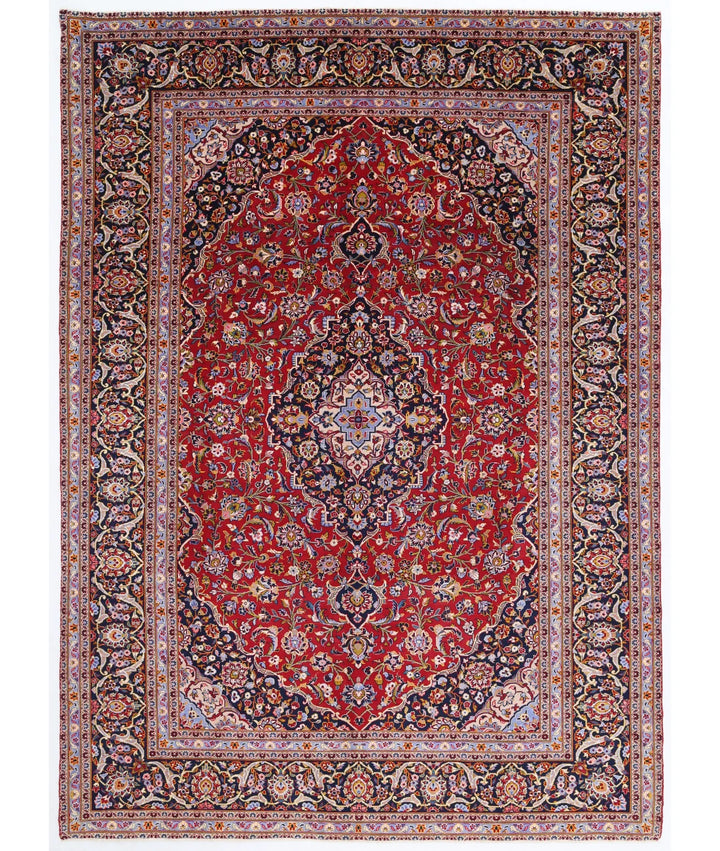 Persian Kashan Rug 9' 5" x 13' 2" Hand-Knotted | No. AT53512