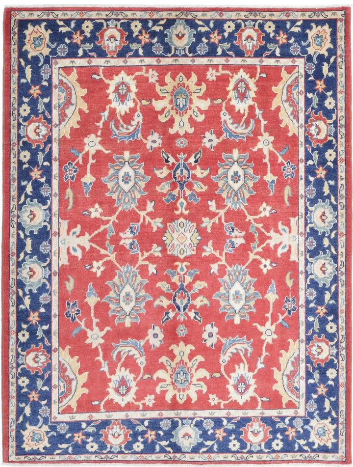 Afghan Ziegler Farhan Gul Rug 5' 0" x 6' 5" Hand-Knotted | No. AT53600