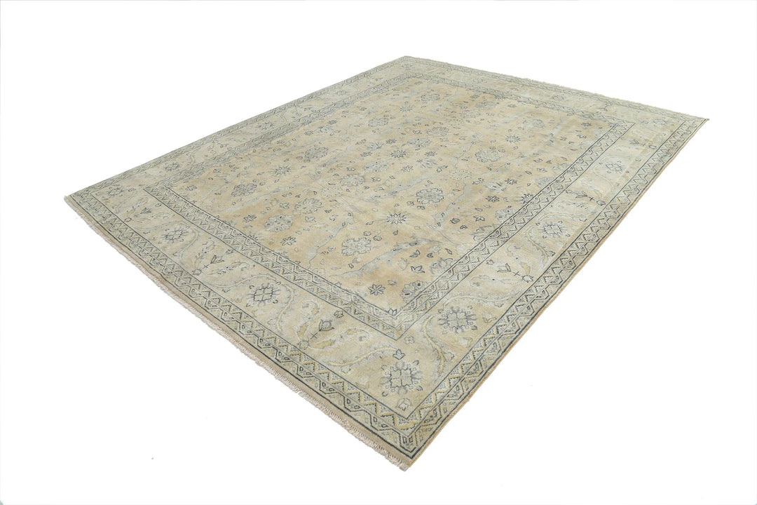 Indian Ziegler Rug 8' 0" x 9' 8" Hand-Knotted | No. AT53663