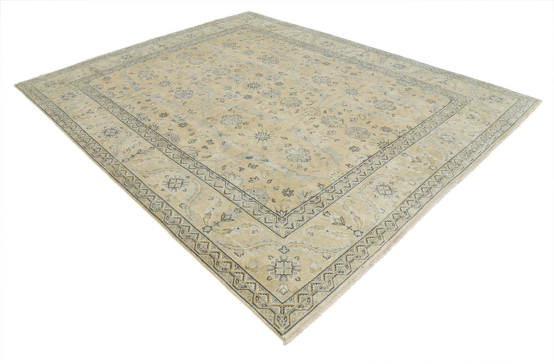 Indian Ziegler Rug 8' 0" x 9' 8" Hand-Knotted | No. AT53663