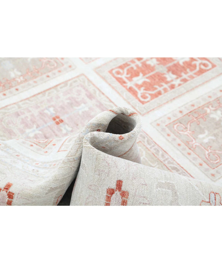 Afghan Bakhtiari Rug 8' 4" x 11' 6" Hand-Knotted | No. AT53764