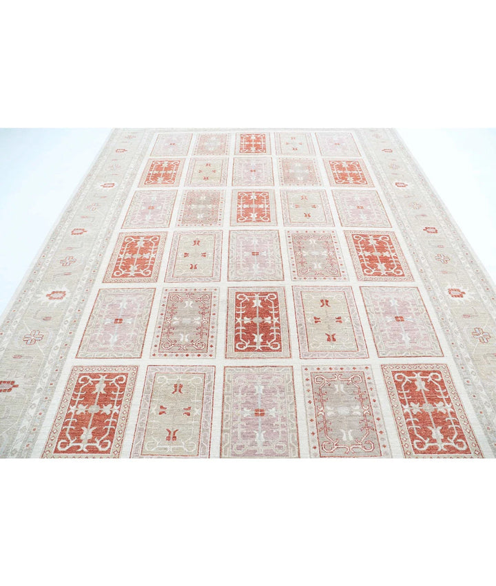 Afghan Bakhtiari Rug 8' 4" x 11' 6" Hand-Knotted | No. AT53764