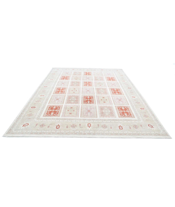 Afghan Bakhtiari Rug 8' 4" x 11' 6" Hand-Knotted | No. AT53764