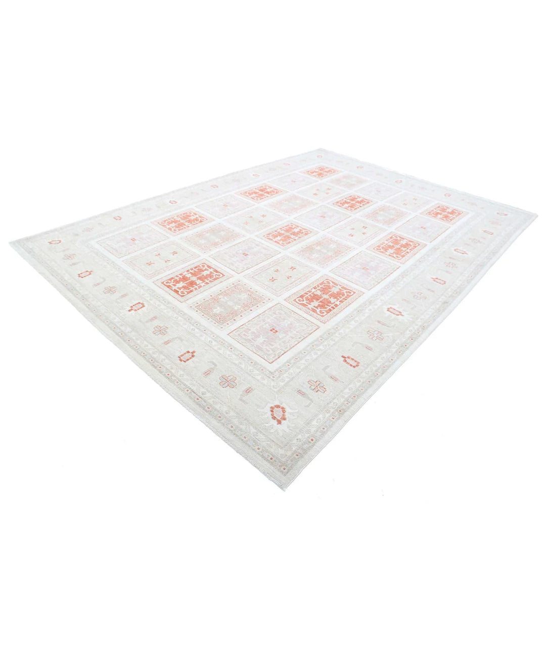 Afghan Bakhtiari Rug 8' 4" x 11' 6" Hand-Knotted | No. AT53764