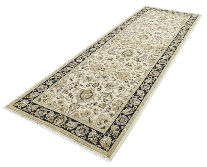 Indian Ziegler Rug 4' 0" x 11' 6" Hand-Knotted | No. AT53804
