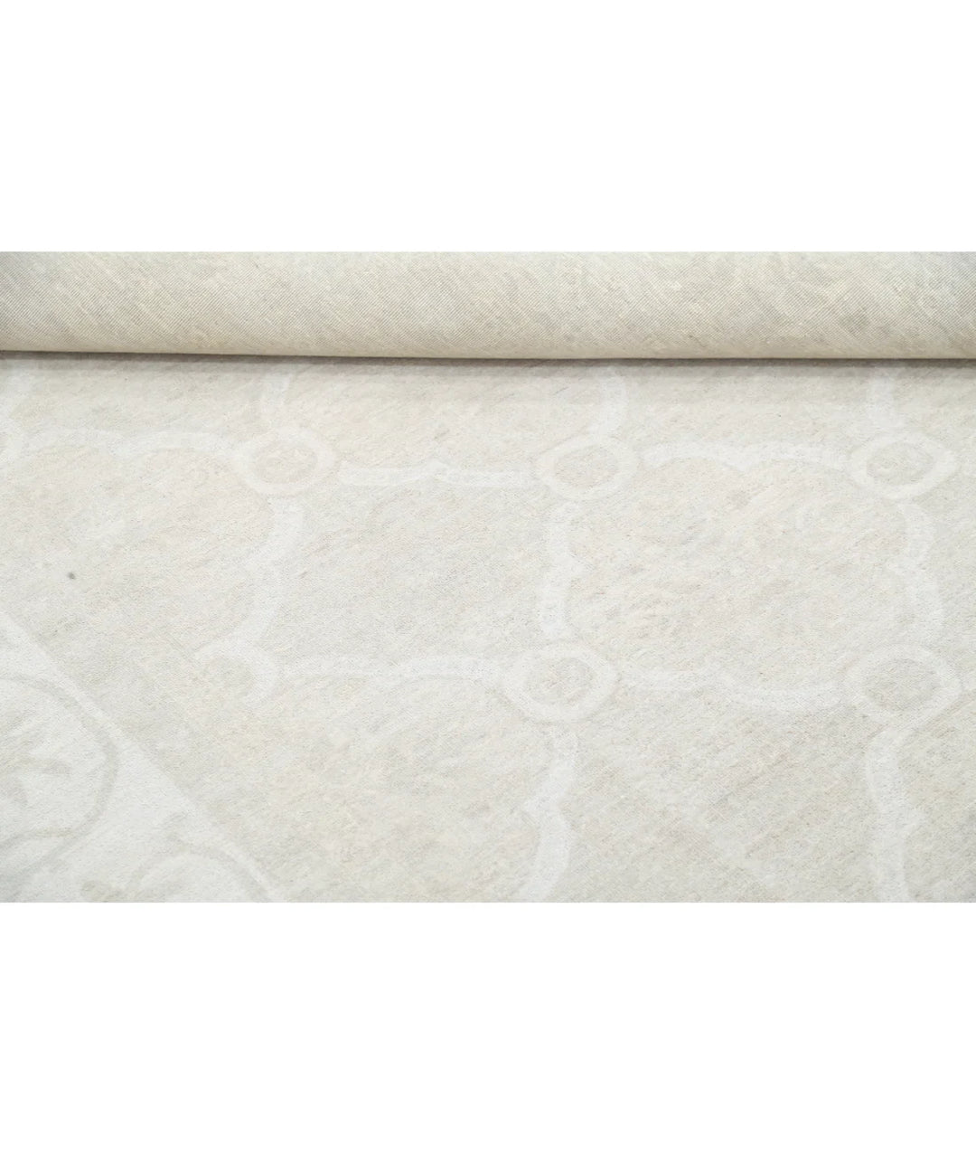 Brown Afghan Tabriz Rug 9' 1" x 11' 11" Hand-Knotted | No. AT53861