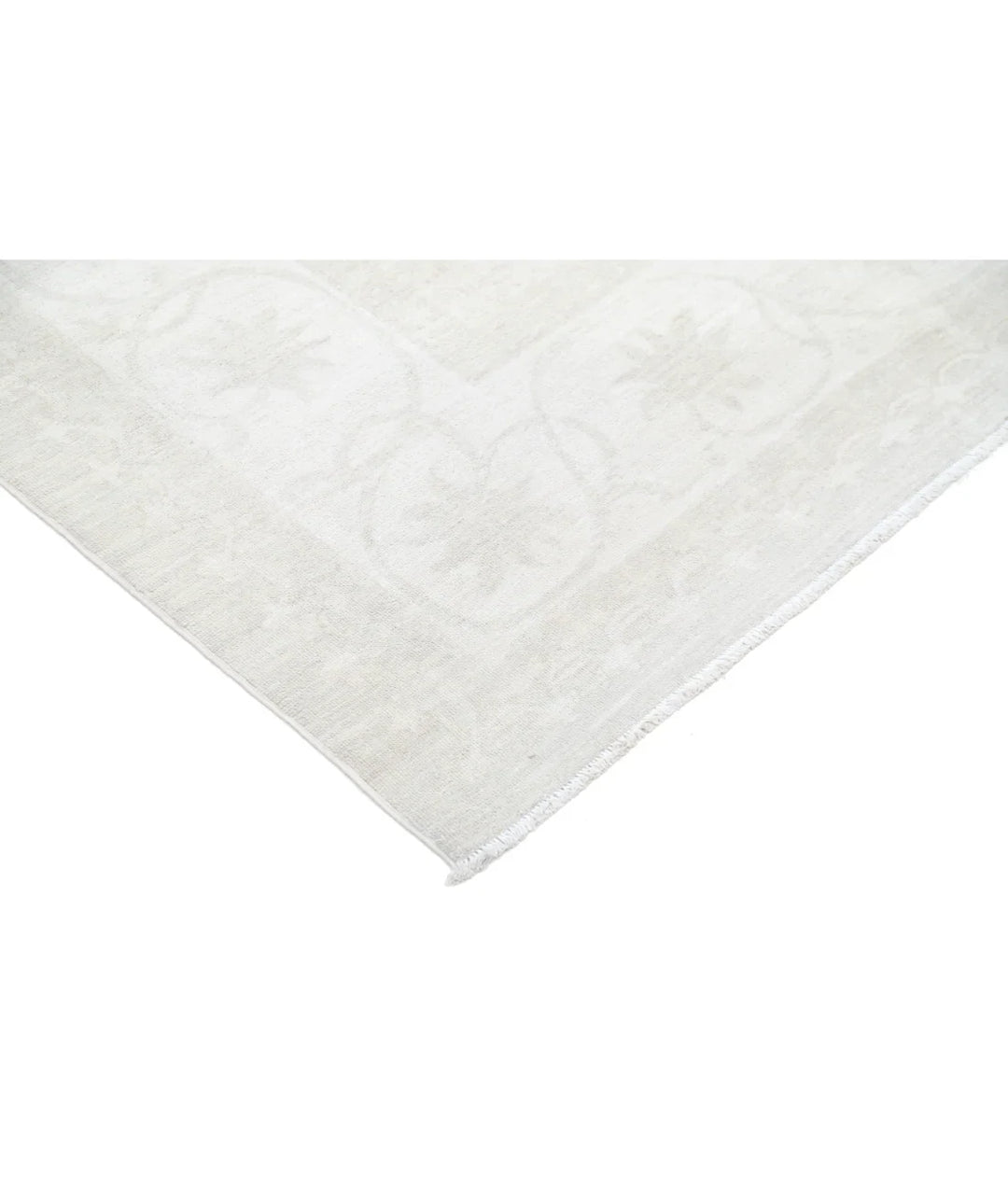 Brown Afghan Tabriz Rug 9' 1" x 11' 11" Hand-Knotted | No. AT53861