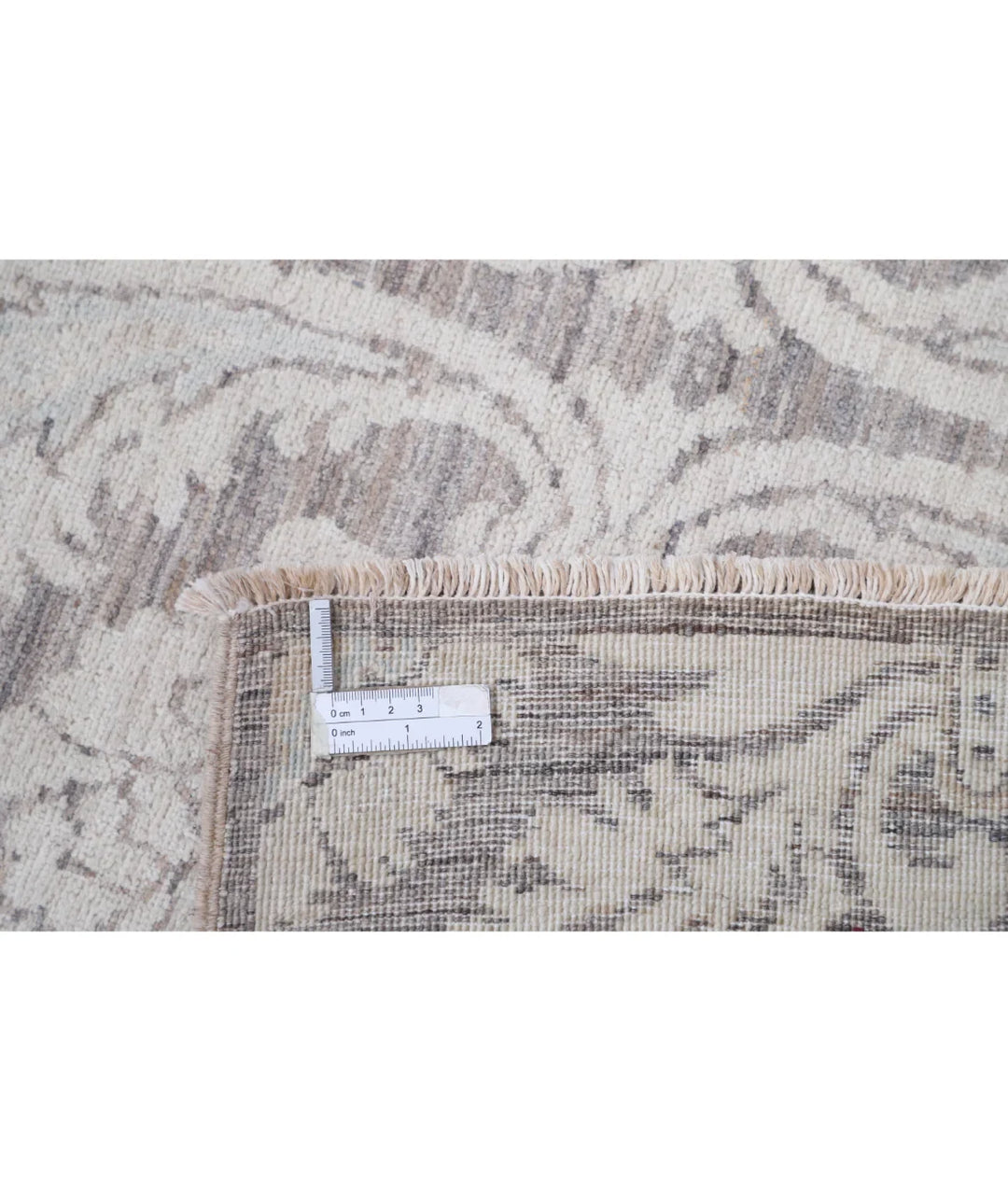 Brown Afghan Tabriz Rug 6' 2" x 8' 1" Hand-Knotted | No. AT53951