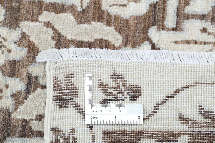 Afghan Serenity Rug 7' 10" x 10' 3" Hand-Knotted | No. AT54072