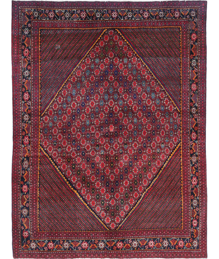 Persian Josheghan Rug 5' 0" x 6' 7" Hand-Knotted | No. AT54100