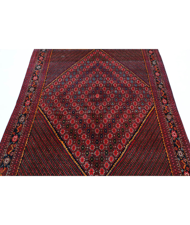 Persian Josheghan Rug 5' 0" x 6' 7" Hand-Knotted | No. AT54100