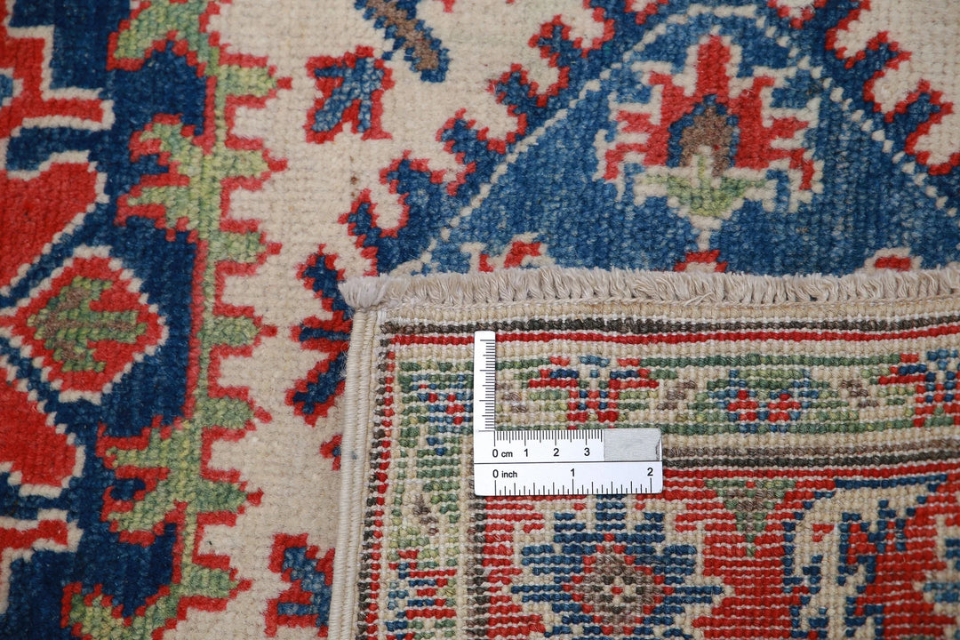 Afghan Kazak Rug 2' 8" x 4' 0" Hand-Knotted | No. AT54207