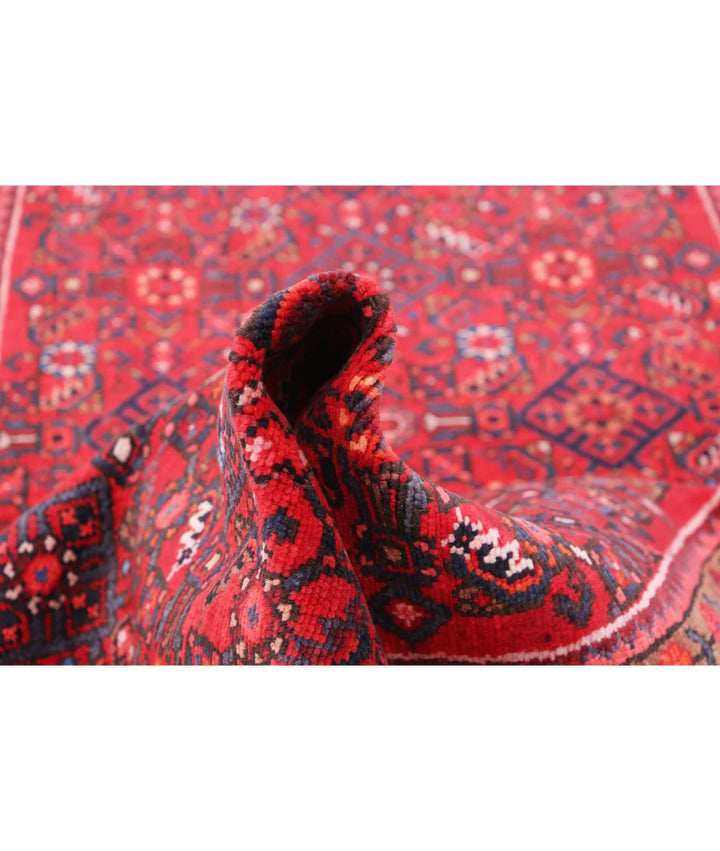 Persian Hamadan Runner Rug 3' 10" x 17' 0" Hand-Knotted | No. AT54326