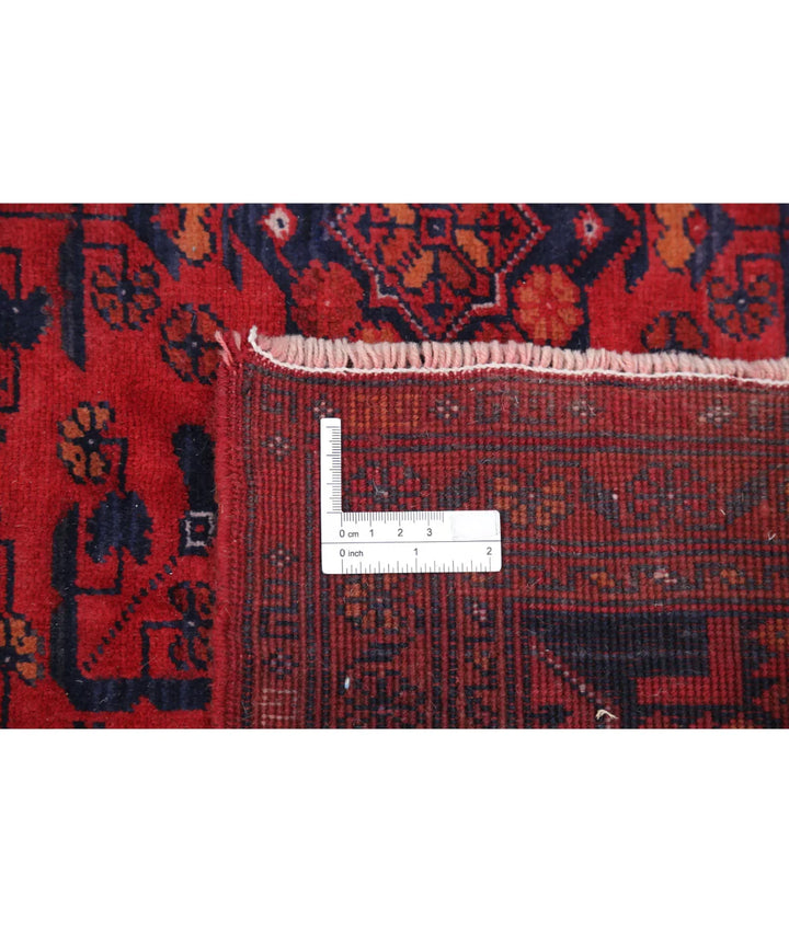 Afghan Khamyab Rug 4' 9" x 5' 11" Hand-Knotted | No. AT54518