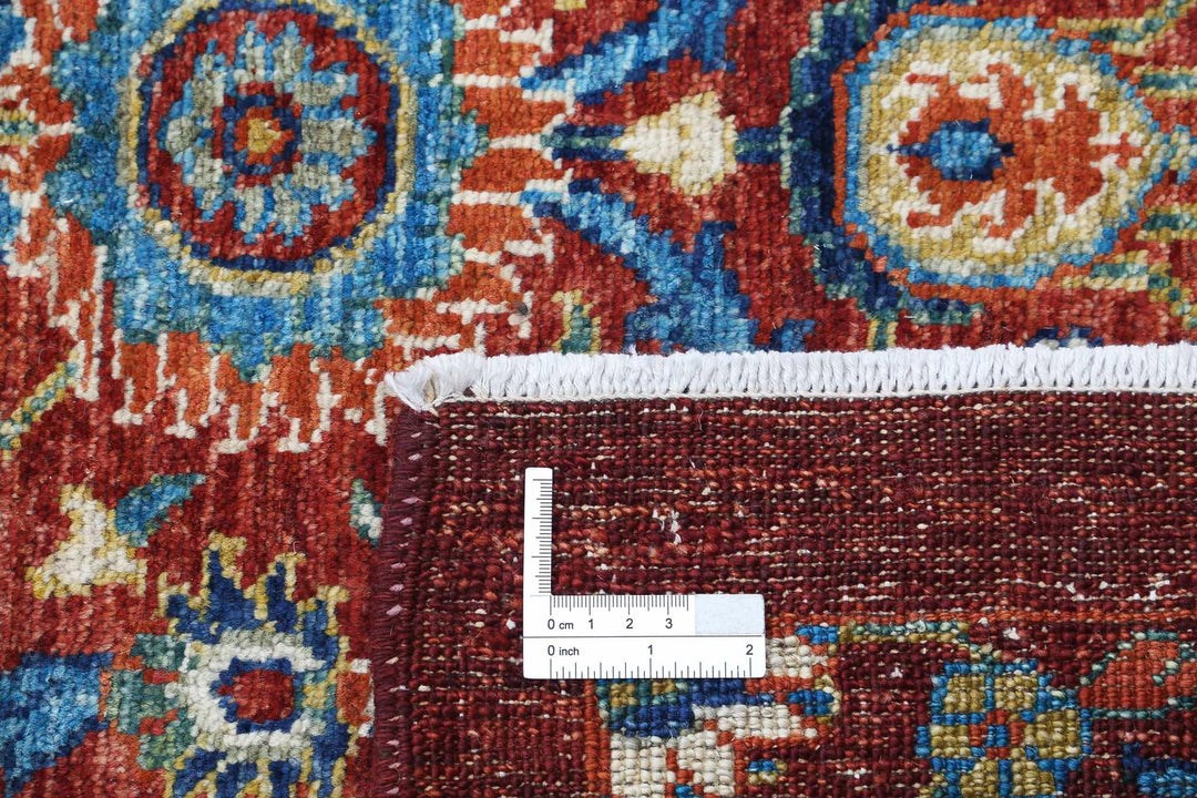 Afghan Art & Craft Rug 9' 1" x 11' 7" Hand-Knotted | No. AT54575