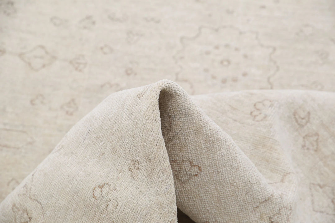 Afghan Serenity Runner Rug 2' 7" x 10' 7" Hand-Knotted | No. AT54667