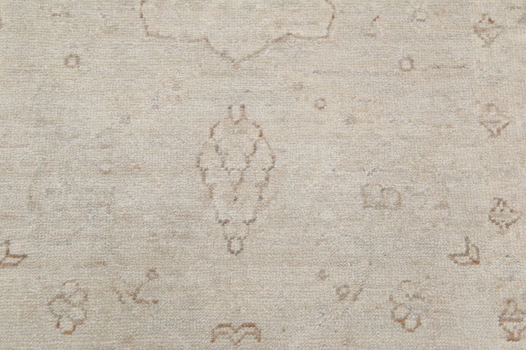 Afghan Serenity Runner Rug 2' 7" x 10' 7" Hand-Knotted | No. AT54667