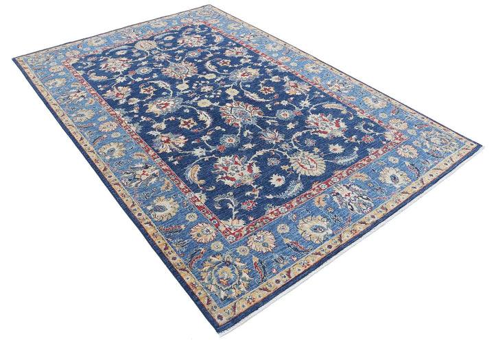 Afghan Ziegler Farhan Rug 5' 6" x 8' 0" Hand-Knotted | No. AT54823