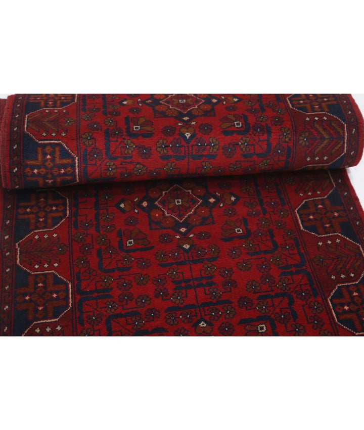 Afghan Khamyab Rug 2' 8" x 9' 3" Hand-Knotted | No. AT54833