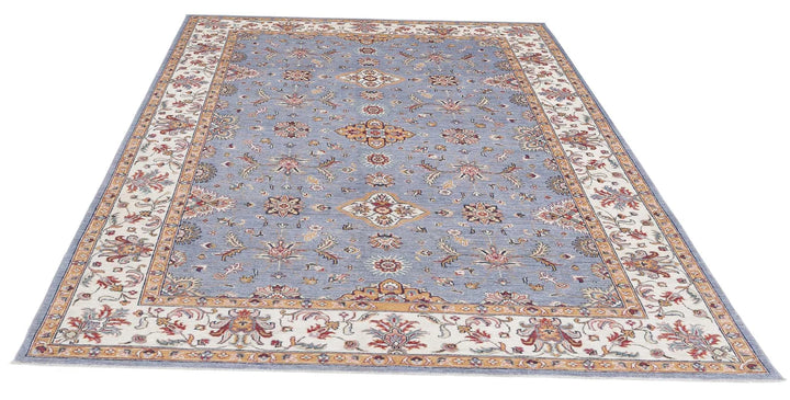 Afghan Ziegler Farhan Rug 6' 7" x 9' 8" Hand-Knotted | No. AT54843