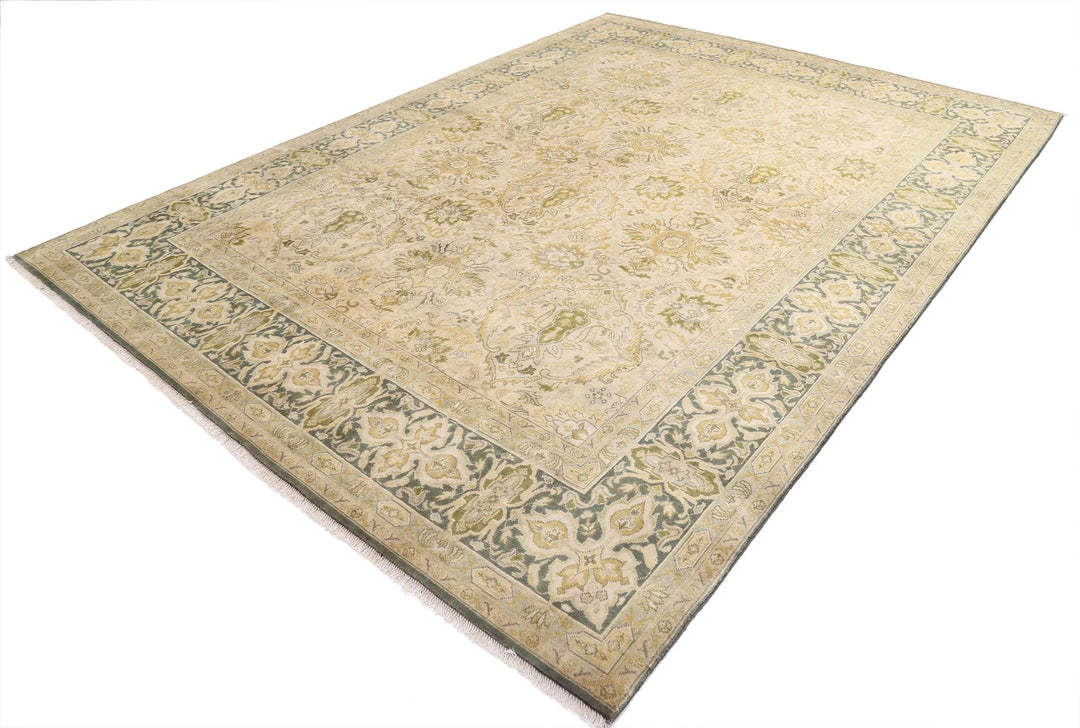 Indian Ziegler Rug 7' 8" x 10' 1" Hand-Knotted | No. AT54859
