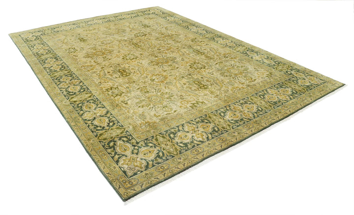 Indian Ziegler Rug 7' 8" x 10' 1" Hand-Knotted | No. AT54859