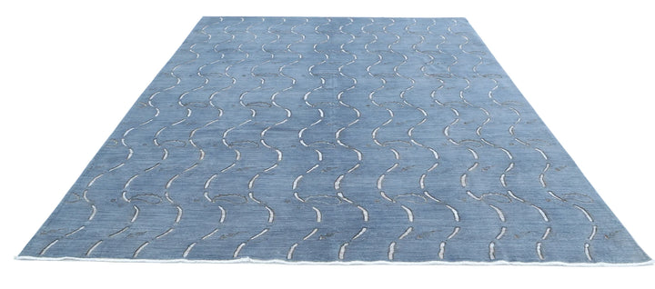 Afghan Oriental Rug 8' 7" x 11' 9" Hand-Knotted | No. AT54899