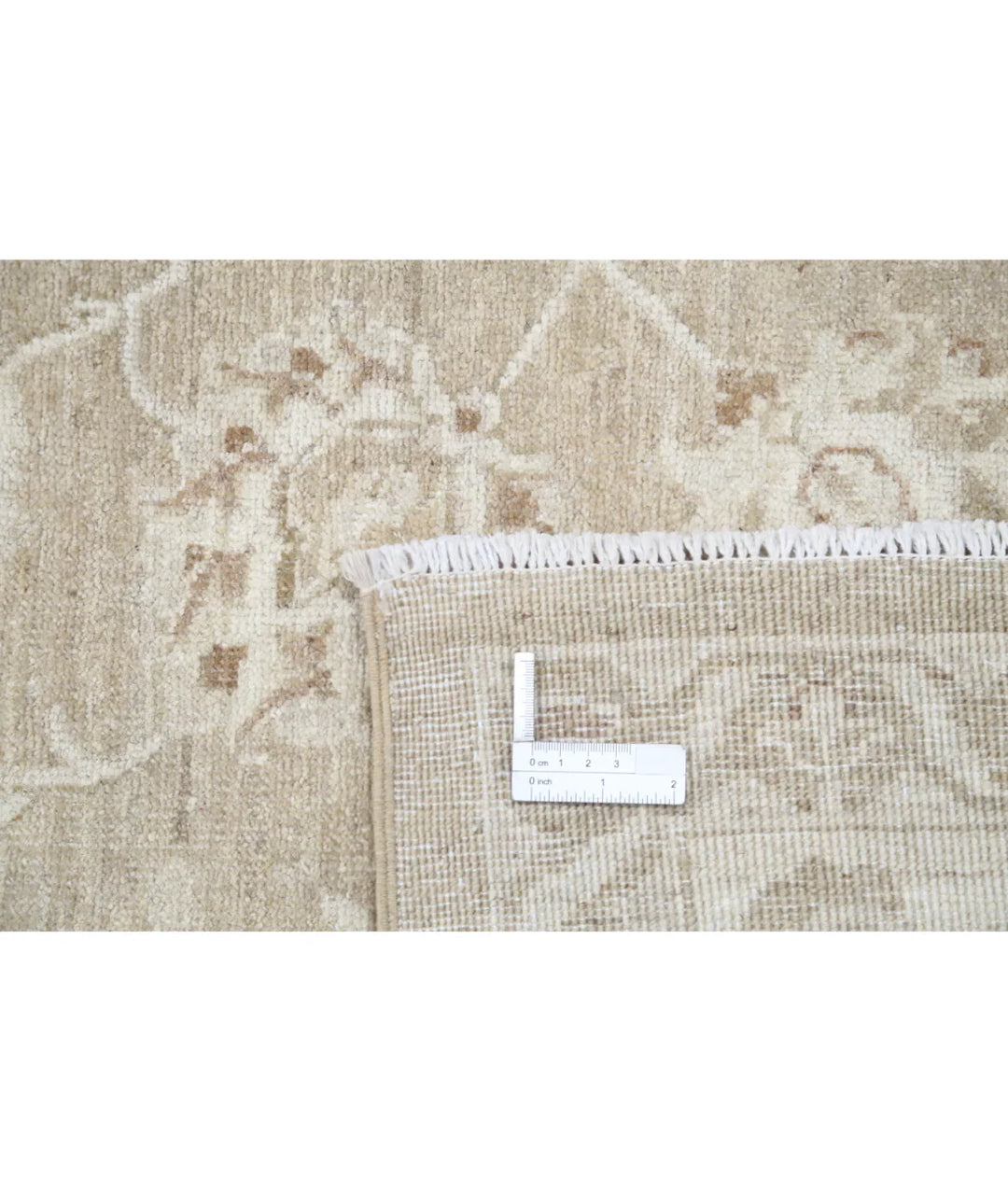 Brown Afghan Serenity Rug 8' 9" x 11' 7" Hand-Knotted | No. AT550396