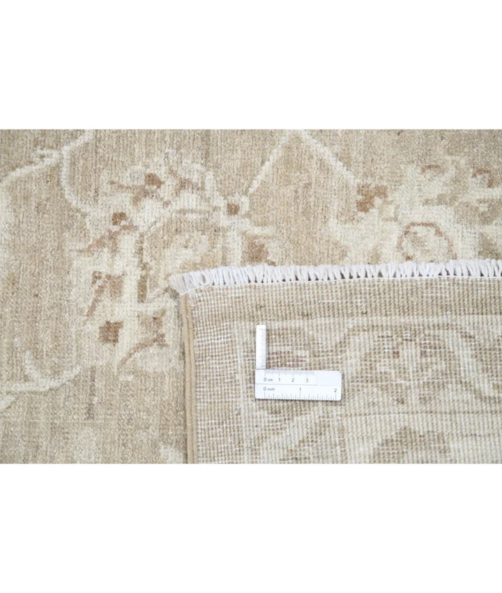 Brown Afghan Serenity Rug 8' 9" x 11' 7" Hand-Knotted | No. AT550396