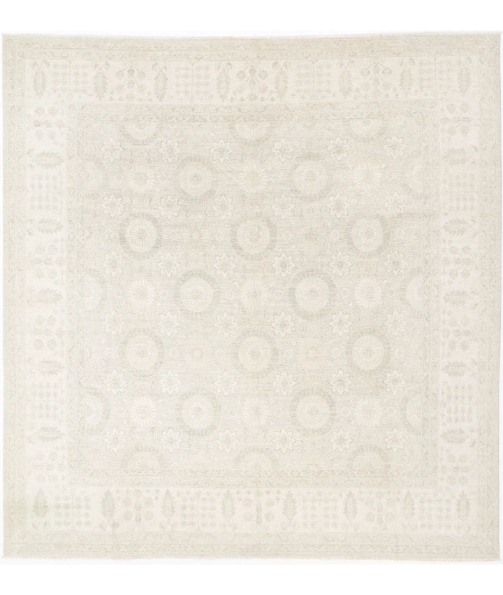 Afghan Serenity Rug 10' 5" x 10' 9" Hand-Knotted | No. AT55278