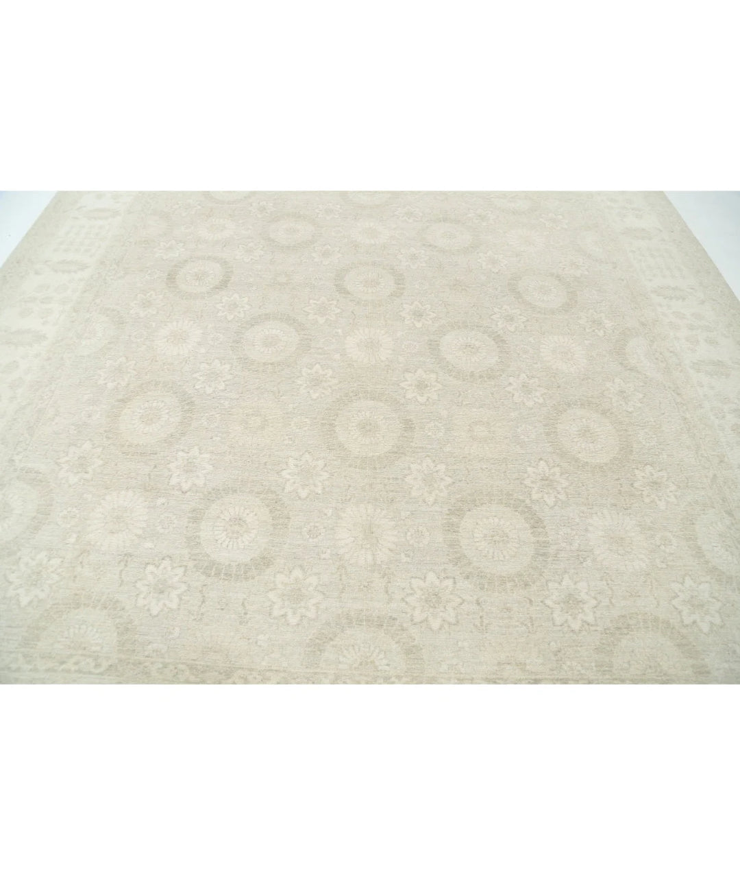 Afghan Serenity Rug 10' 5" x 10' 9" Hand-Knotted | No. AT55278