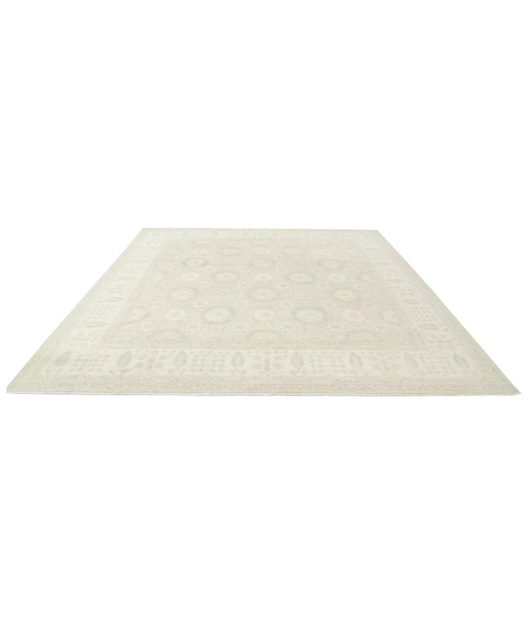 Afghan Serenity Rug 10' 5" x 10' 9" Hand-Knotted | No. AT55278