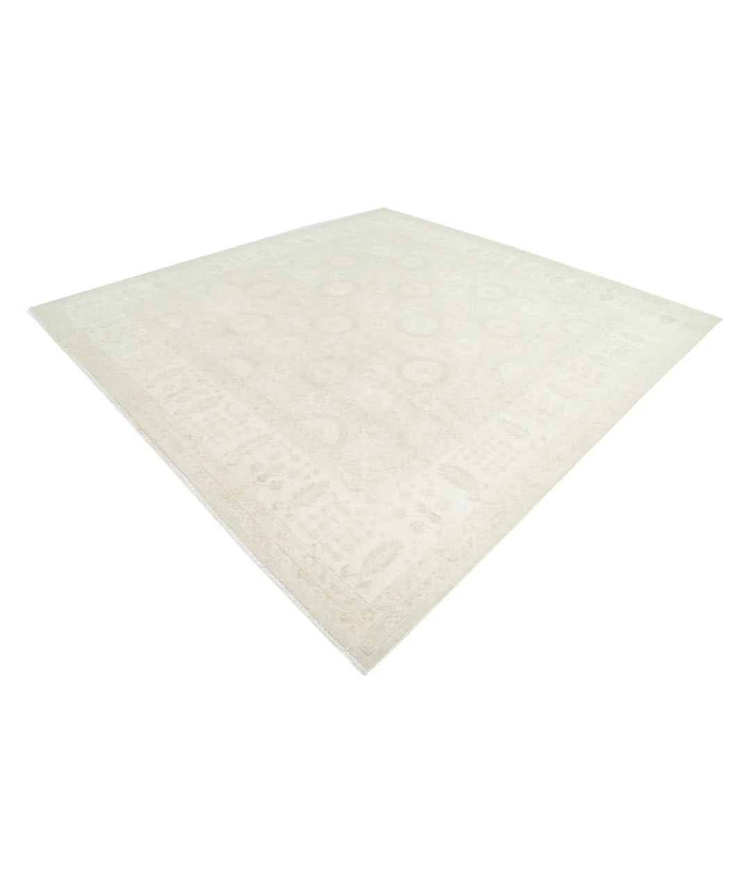 Afghan Serenity Rug 10' 5" x 10' 9" Hand-Knotted | No. AT55278