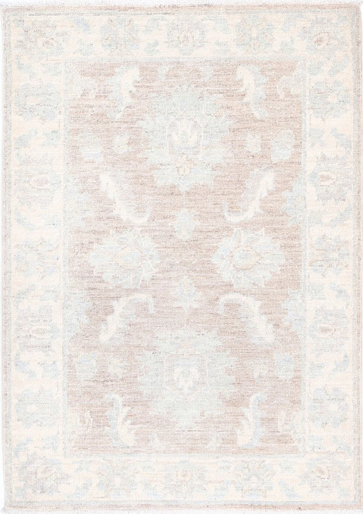 Afghan Serenity Rug 2' 3" x 3' 3" Hand-Knotted | No. AT55337