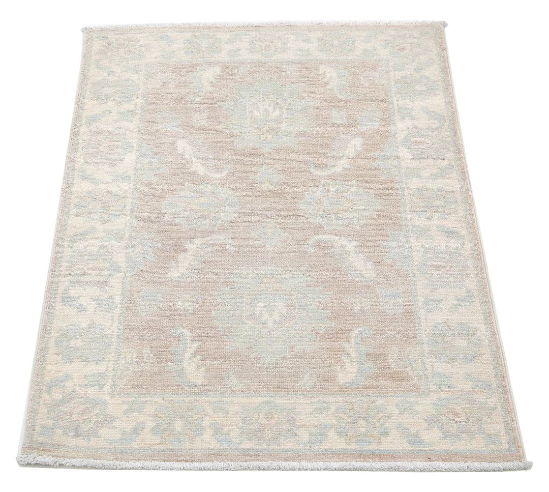 Afghan Serenity Rug 2' 3" x 3' 3" Hand-Knotted | No. AT55337