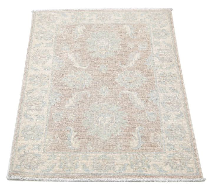 Afghan Serenity Rug 2' 3" x 3' 3" Hand-Knotted | No. AT55337