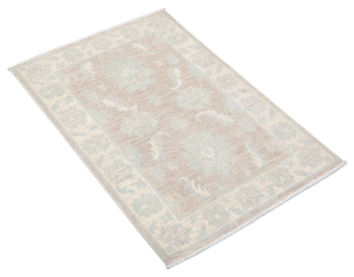 Afghan Serenity Rug 2' 3" x 3' 3" Hand-Knotted | No. AT55337