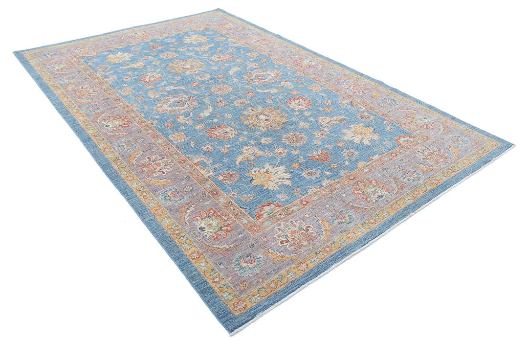 Afghan Ziegler Farhan Rug 6' 7" x 10' 1" Hand-Knotted | No. AT55372