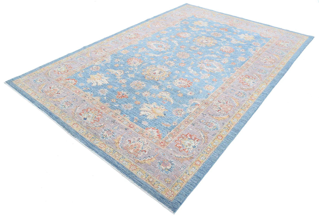 Afghan Ziegler Farhan Rug 6' 7" x 10' 1" Hand-Knotted | No. AT55372