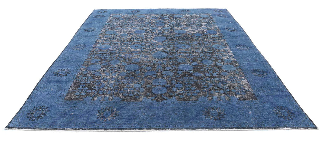 Afghan Oriental Rug 9' 1" x 11' 7" Hand-Knotted | No. AT55520