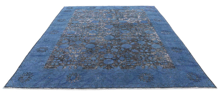 Afghan Oriental Rug 9' 1" x 11' 7" Hand-Knotted | No. AT55520