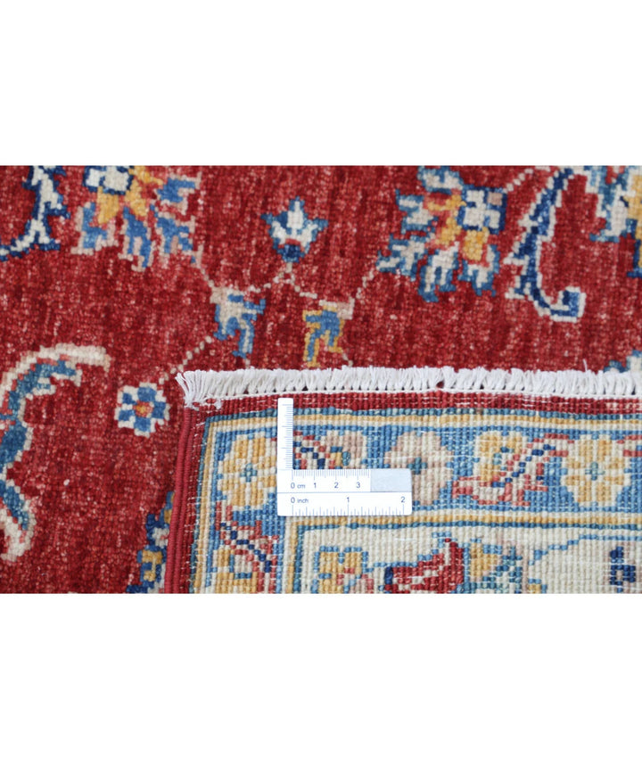 Afghan Ziegler Rug 4' 11" x 6' 7" Hand-Knotted | No. AT55526