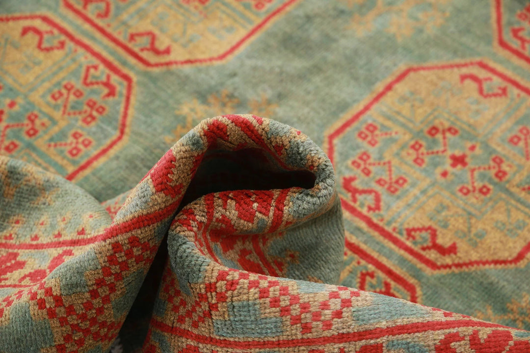 Afghan Akcha Revival Rug 5' 2" x 6' 4" Hand-Knotted | No. AT55531