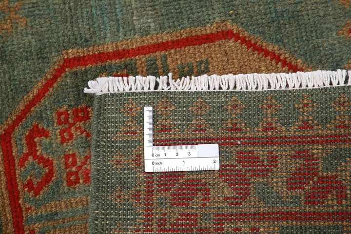 Afghan Akcha Revival Rug 5' 2" x 6' 4" Hand-Knotted | No. AT55531
