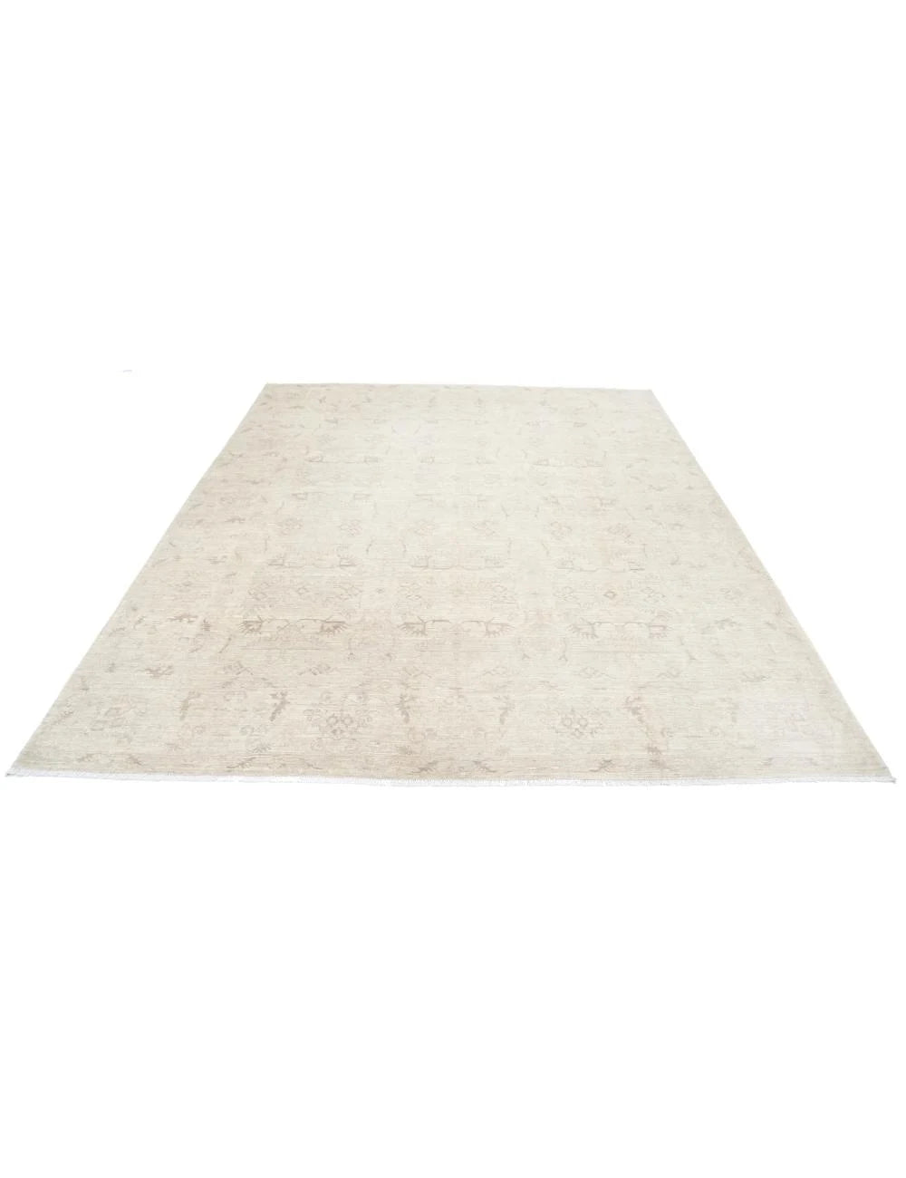 Afghan Tabriz Rug 7' 11" x 9' 6" Hand-Knotted | No. AT55646